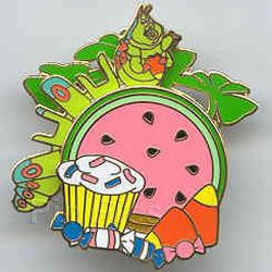 Button - Flounder - The Little Mermaid