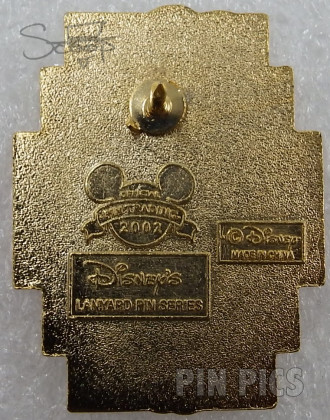 WDW - Pluto - Kooky Backgrounds Set - Cast Lanyard Series 1 2002 - 2003  pin collectible - Main Image 2