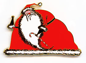 M&P - Oxidized Silver Masks - Nightmare Before Christmas - 4 Pin Set