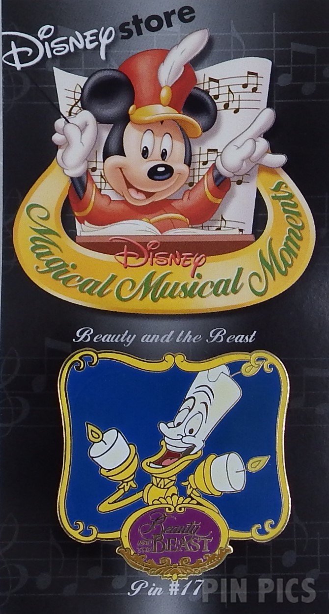 DIS - Lumiere - Magical Musical Moments - Beauty and the Beast  pin collectible - Main Image 3