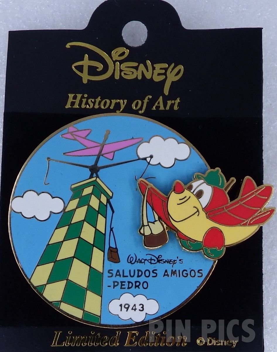 Japan - Pedro - Saludos Amigos 1943 - Slider - History of Art 2002  pin collectible - Main Image 3