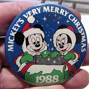 Button - WDW - Walt Disney World 25 Years of Magic - Lentcular