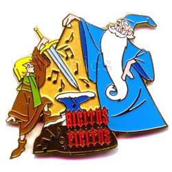 DLR GWP Beauty and the Beast Map Pin - Flower Vase