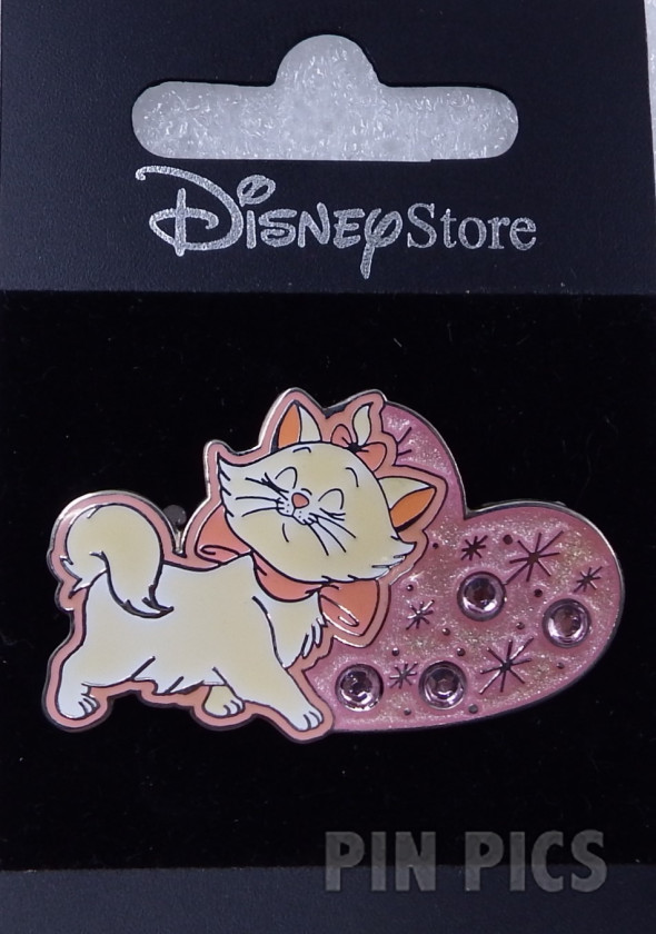 Marie - Jeweled Heart - Aristocats  pin collectible - Main Image 3