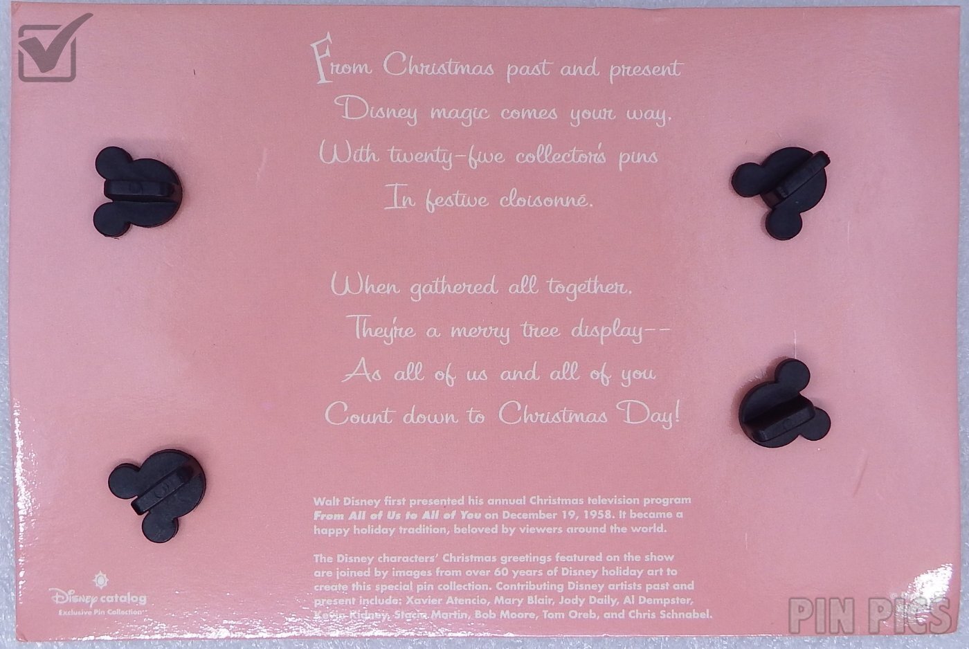 DC - 2002 Advent Calendar Set #5 - 4 Pins  pin collectible - Main Image 3