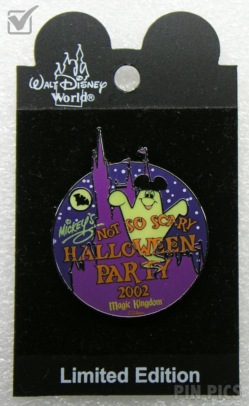 WDW - Mickey’s Not So Scary Halloween Party 2002 - Glow-in-the-Dark  pin collectible - Main Image 3
