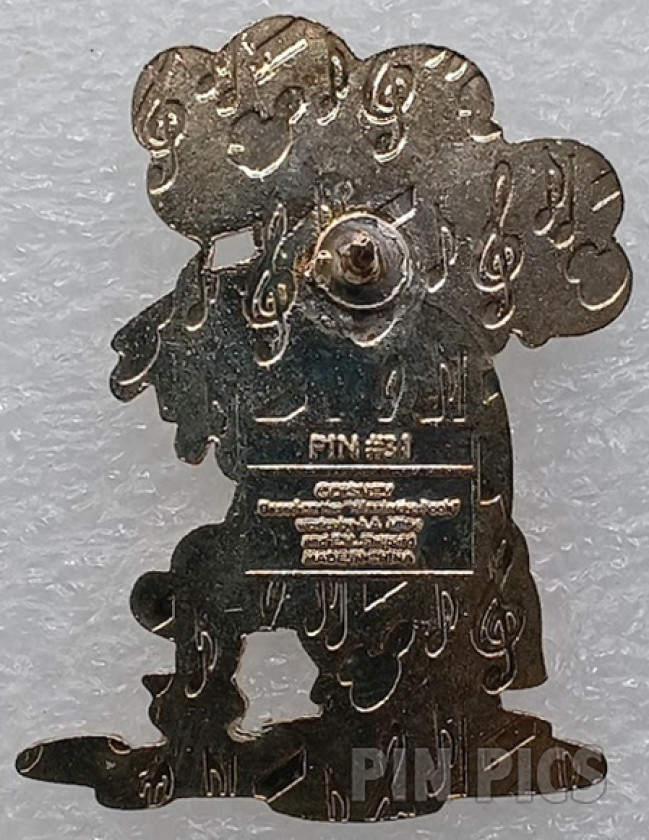 DIS - Little Black Rain Cloud - Pooh and Duckling - Pin 31 - Magical Musical Moments 2002 Series  pin collectible - Main Image 2