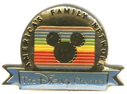 WDW - Figment with Daisy - Search for Imagination - EPCOT Pin Celebration 2002 - Blacklight Glow