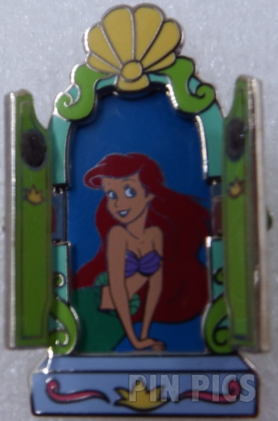 Ariel - Princess Hinged Windows - Little Mermaid  pin collectible - Main Image 2