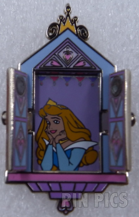 Aurora - Princess Hinged Windows - Sleeping Beauty  pin collectible - Main Image 2