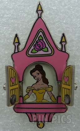 Belle - Princess Windows - Hinged - Beauty and the Beast  pin collectible - Main Image 3