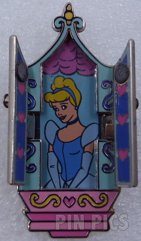 Cinderella - Princess Hinged Windows  pin collectible - Main Image 2