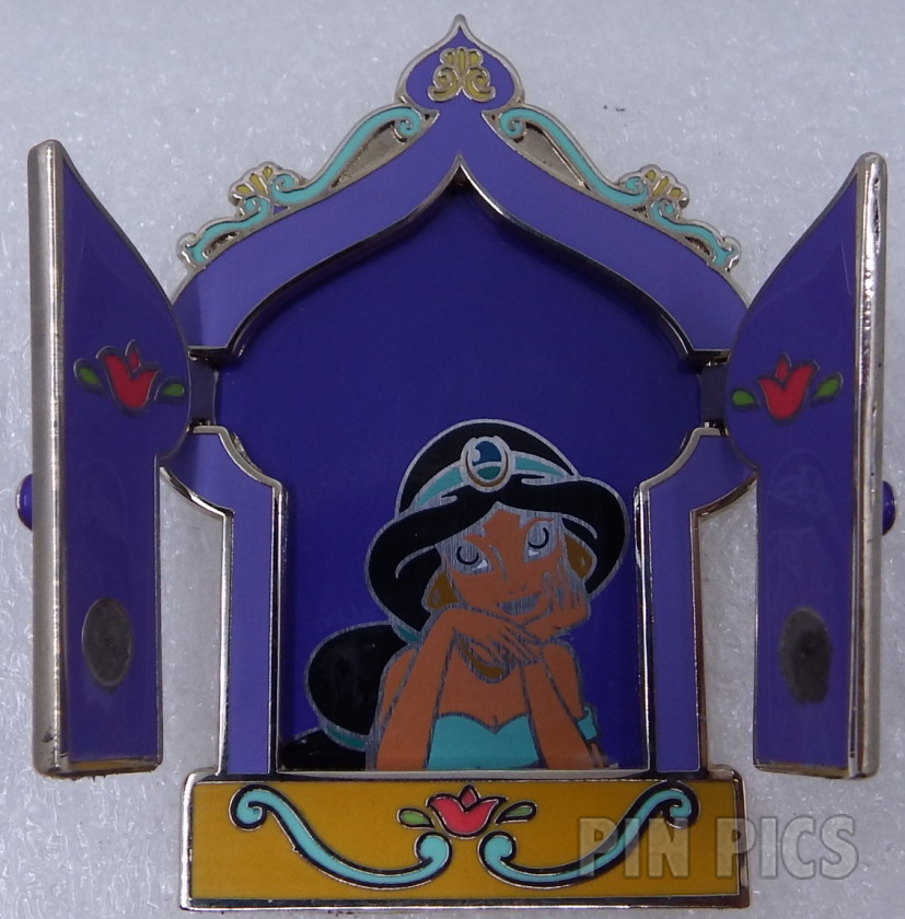 Jasmine - Princess Hinged Windows - Aladdin  pin collectible - Main Image 2