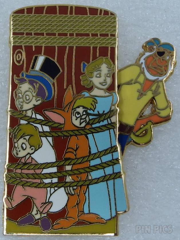 DCL - Rescue Captain Mickey Pin Event - Peter Pan Pins #3 - All Tied Up  pin collectible - Main Image 2