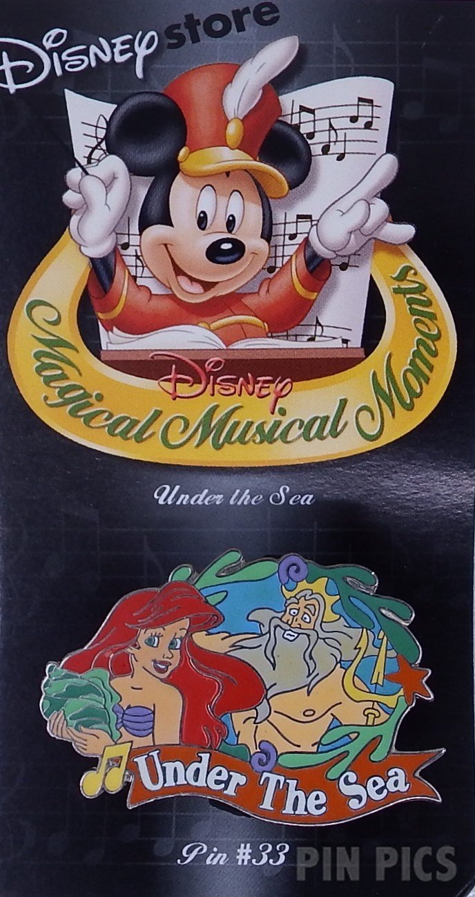 DIS - Ariel and King Triton - Under The Sea - Magical Musical Moments  pin collectible - Main Image 3