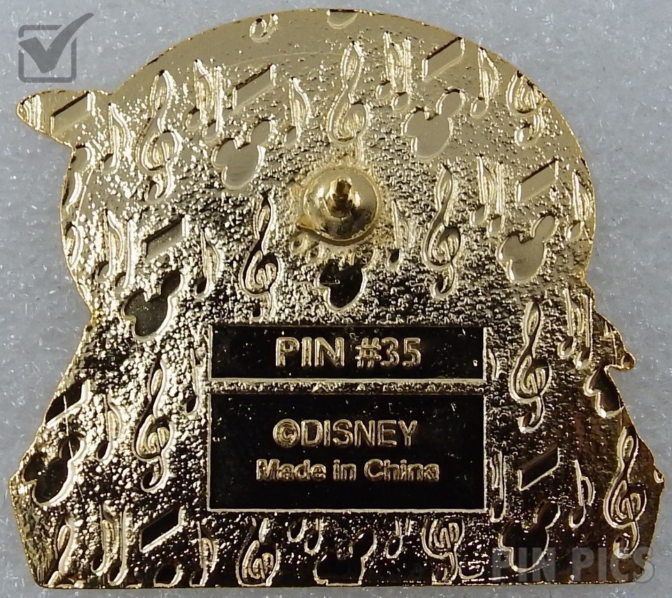 DIS - Pinocchio and Jiminy Cricket - Magical Musical Moments Series - Give a Little Whistle  pin collectible - Main Image 2