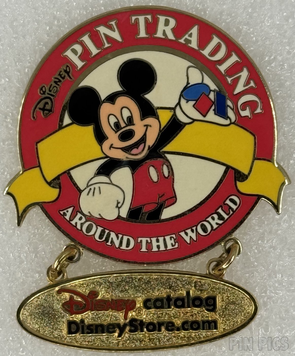 Walt's Blue Coat of Arms Trader Pin