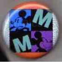 Button - Goofy and Daisy Duck - JAL Dream Express