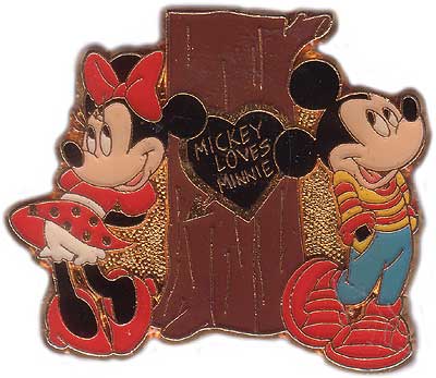DA - Mickey Mouse Pumpkin Seed Pin (Silver Prototype)