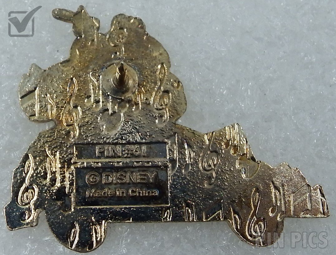 Magical Musical Moments - Cruella De Vil  pin collectible - Main Image 2