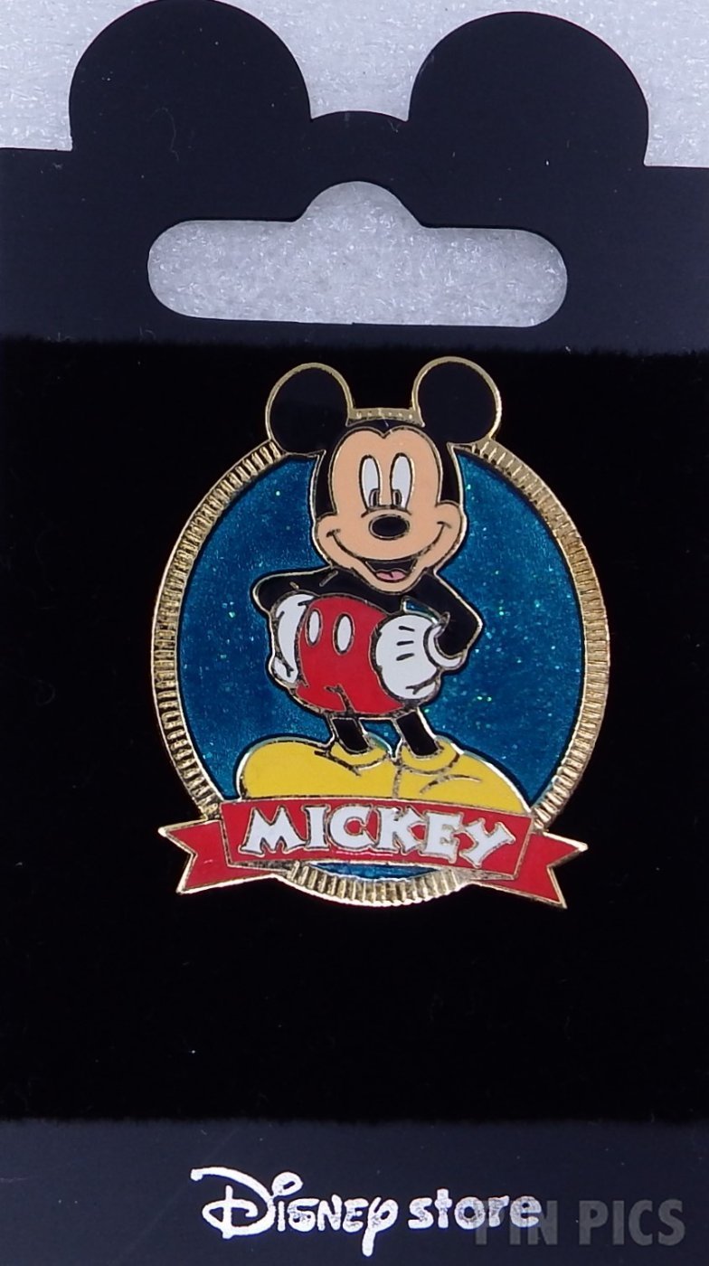 Japan - Mickey Mouse - Glitter - Oval - JDS  pin collectible - Main Image 3