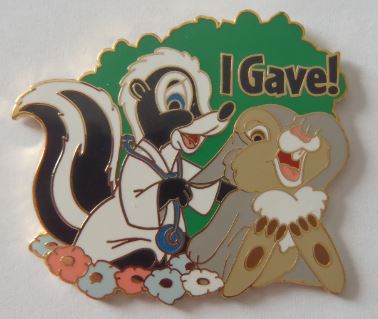 waving Mickey on blue diamond