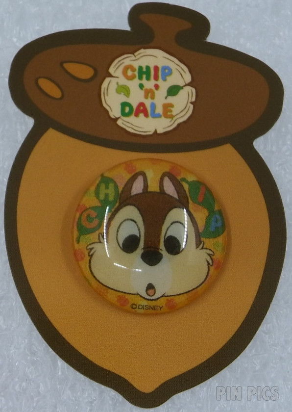Japan - Chip - Face - Chip and Dale - Dome - Acorn Card - JDS  pin collectible - Main Image 3