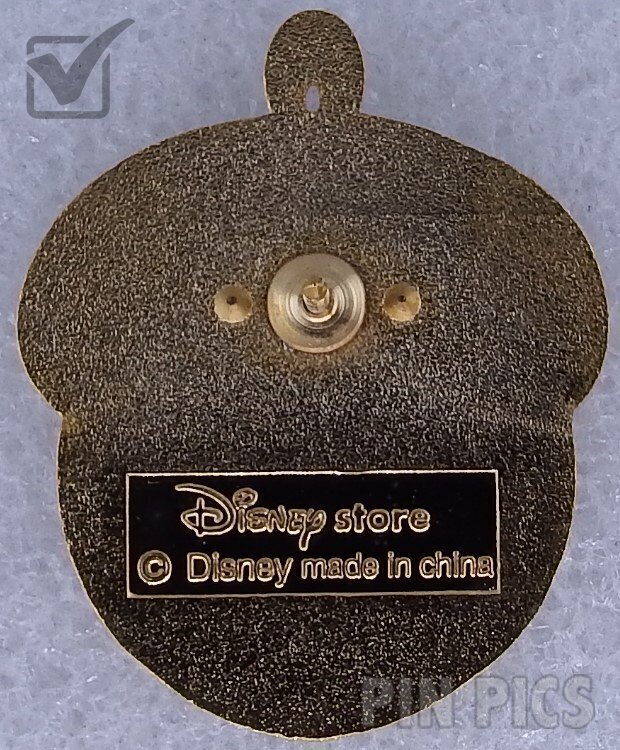 Japan - Pooh - Acorn - Winter White - JDS  pin collectible - Main Image 2