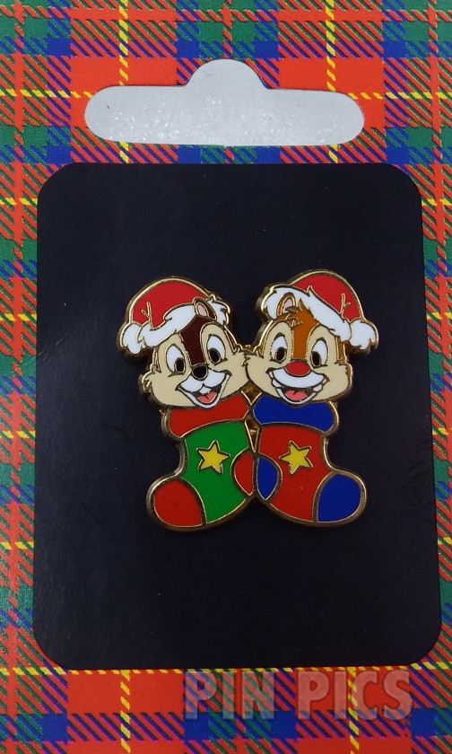 Japan - Chip and Dale - Christmas Stockings - JDS  pin collectible - Main Image 3