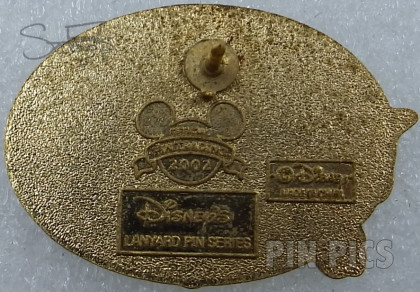 WDW - Flounder - Fresh Fish - Character Sayings Set - Cast Lanyard Series 1 2002 - 2003  pin collectible - Main Image 2