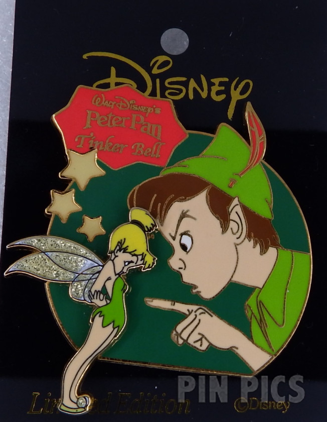 Japan - Tinker Bell and Peter Pan - Scolding  pin collectible - Main Image 3