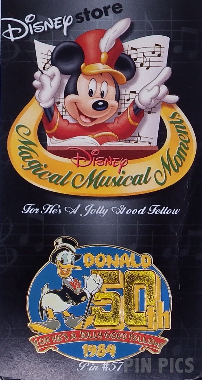 DIS - Donald Duck - For He’s a Jolly Good Fellow - Blue - Magical Musical Moments - Pin 57A  pin collectible - Main Image 3