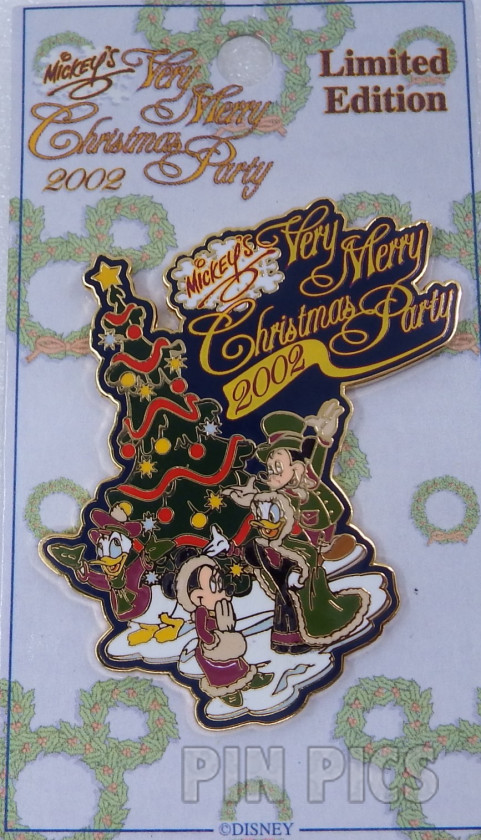 WDW - Mickey, Minnie, Donald and Daisy - Very Merry Christmas Party Series #11  pin collectible - Main Image 3