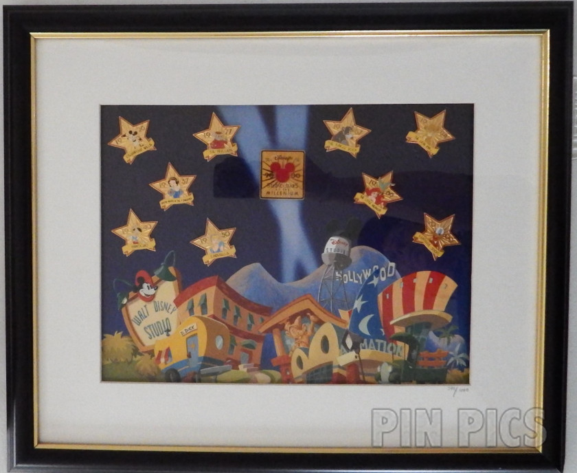 WDS - Studio Stars of the Millennium - Framed Set  pin collectible - Main Image 2