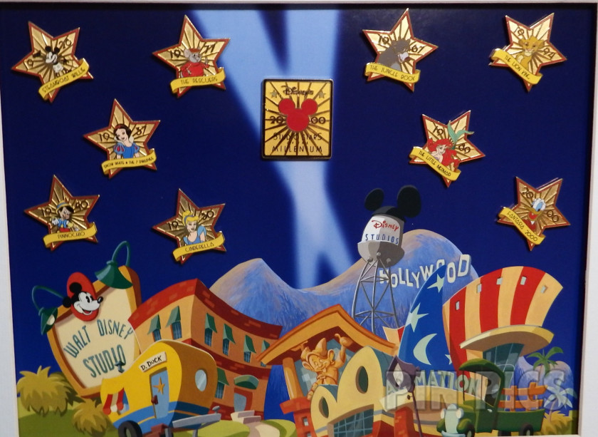 WDS - Studio Stars of the Millennium - Framed Set  pin collectible - Main Image 3
