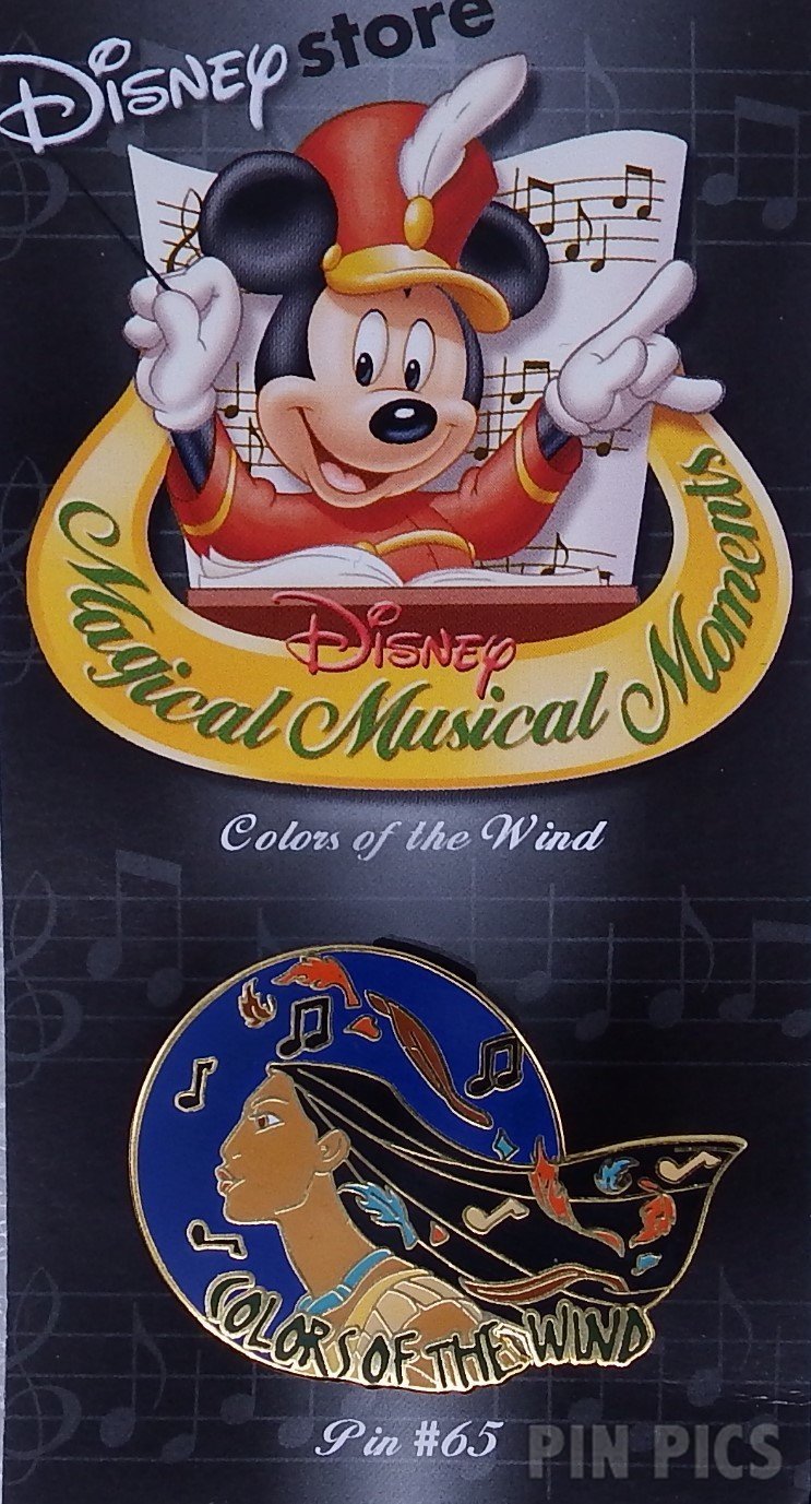 DIS - Pocahontas - Colors of the Wind - Blue - Magical Musical Moments  pin collectible - Main Image 3