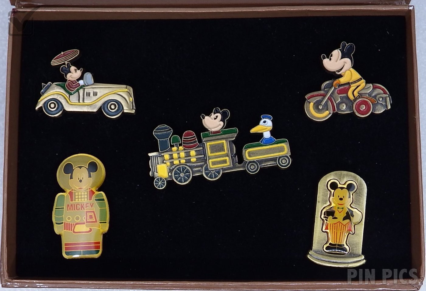 Japan - Mickey’s 74th Birthday Vintage Toys Set - JDS  pin collectible - Main Image 2