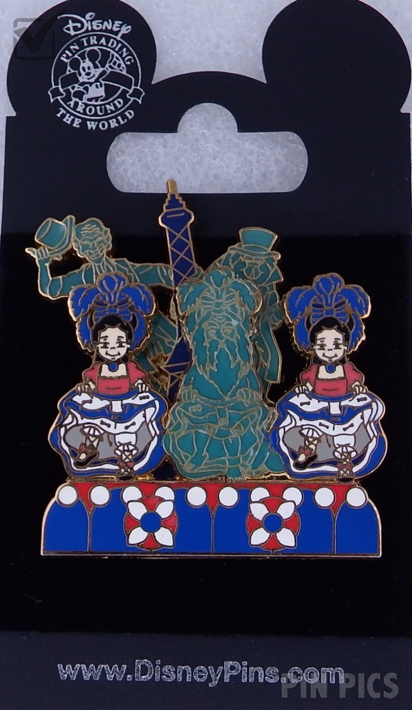 DLR - Oogie Boogie’s Ghost Walk Pin Event - Small World - Slider/Glow/3D  pin collectible - Main Image 3