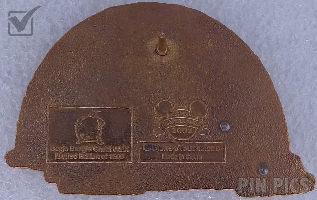 DLR - Oogie Boogie’s Ghost Walk - Pirates of the Caribbean - 3D/Glow/Flocked  pin collectible - Main Image 2