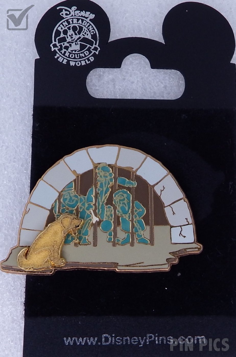 DLR - Oogie Boogie’s Ghost Walk - Pirates of the Caribbean - 3D/Glow/Flocked  pin collectible - Main Image 3