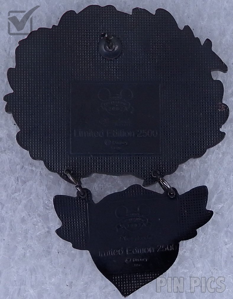 DLR - Chip and Dale - Happy Thanksgiving 2002 - Dangle  pin collectible - Main Image 2