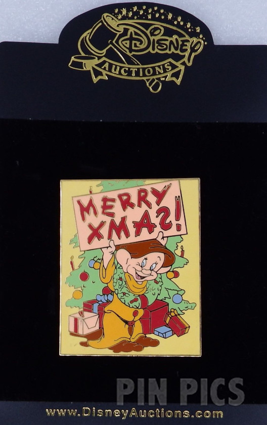 DA - Dopey - Merry Xmas - Christmas Tree and Presents  pin collectible - Main Image 3