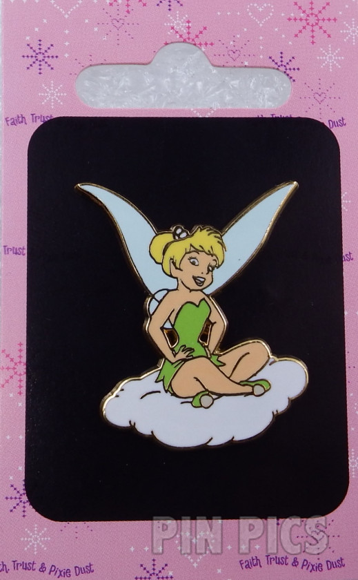 Japan - Tinker Bell - Sitting On A Cloud  pin collectible - Main Image 3