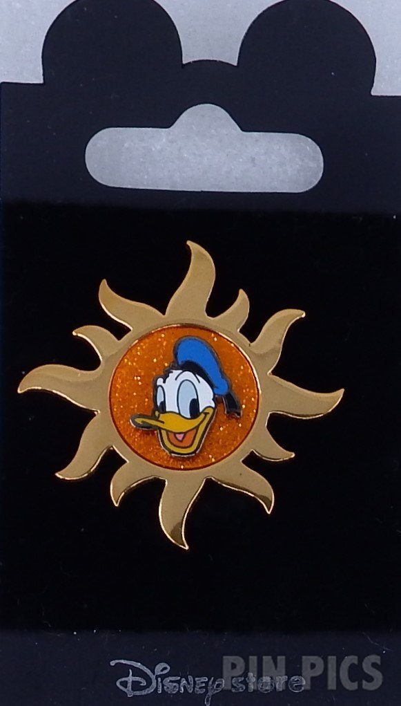 Japan - Donald Duck - Glitter Sunburst Sparkle - JDS  pin collectible - Main Image 3