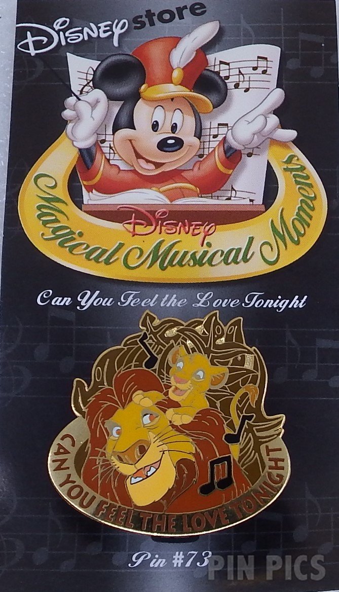 DIS - Lion King - Can You Feel The Love Tonight - Magical Musical Moments - Light Brown  pin collectible - Main Image 3