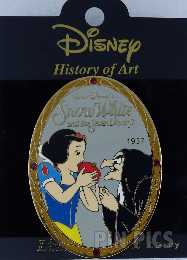 Japan - Snow White and Old Hag - History of Art Series 2002  pin collectible - Main Image 3
