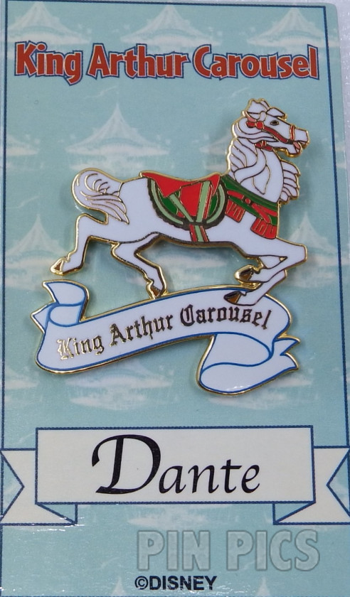 DLR - Dante - King Arthur Carousel Horse  pin collectible - Main Image 3