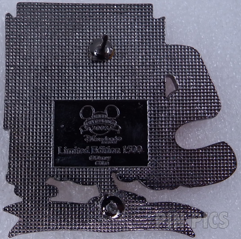 DLR - Pluto - 5 Golden Rings - Twelve Days of Christmas  pin collectible - Main Image 2