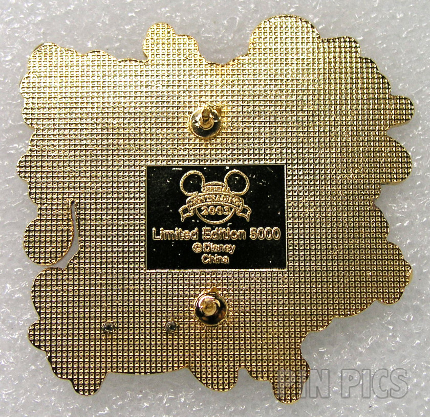 DLR - Mickey - Happy New Year 2003 - Happiest on Earth  pin collectible - Main Image 2