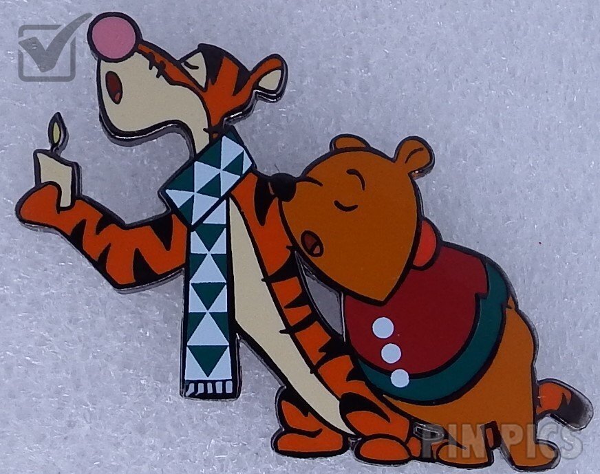 DC - 2002 Advent Calendar Set - Pooh and Tigger  pin collectible - Main Image 2